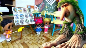 БР БР ПАТАПИМ.. в школе кукол ЛОЛ СЮРПРИЗ урок ИТАЛЬЯНСКИХ животных мультик ДАРИНЕЛКА