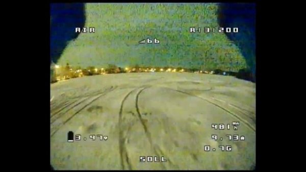 Какую картинку дает CADDX Ratel 2.1 вечером??