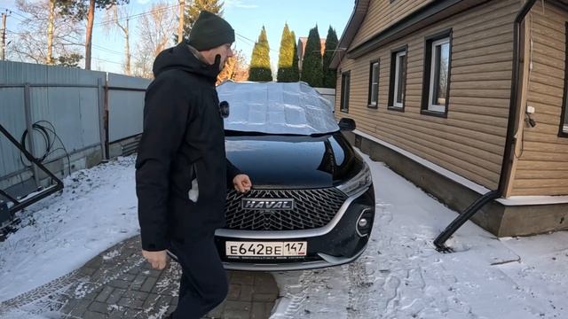 Накидка на лобовое стекло от снега на Хавал М6 смотреть онлайн