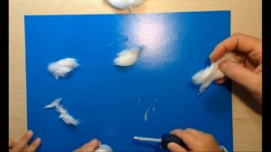 Поделка Снежок из подручного материала 1