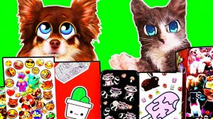 СДЕЛАЛИ ВОЛШЕБНЫЕ КОРОБКИ✨ СТИКЕРЫ, БЛЕСТКИ и ЛЮБОВЬ 💕