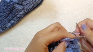 🥇👞 Мужские носки‼️МК➡️ На двух спицах и без шва на