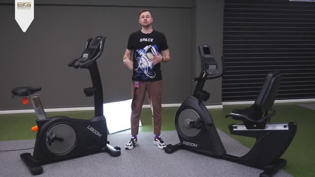 BRONZE GYM U800M и R800M — Обзор вертикального и горизонтального велоэргометров