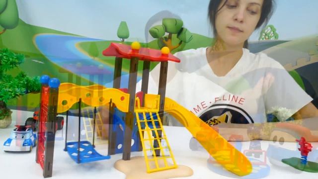 Игрушки для детей Грузовичок Лева, Чейз и машинки играют в Детском Саду! смотреть онлайн