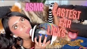 CorneliustheCat ASMR FASTEST EAR LICKS 🥵 SLEEP MEOW 🐱✨