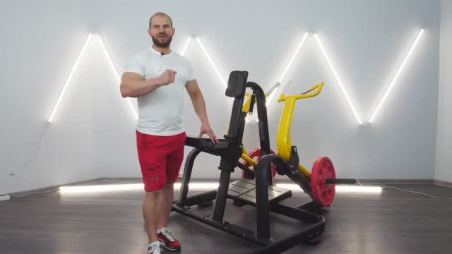 BRONZE GYM PL 1709 — Обзор горизонтальной тяги под наклоном