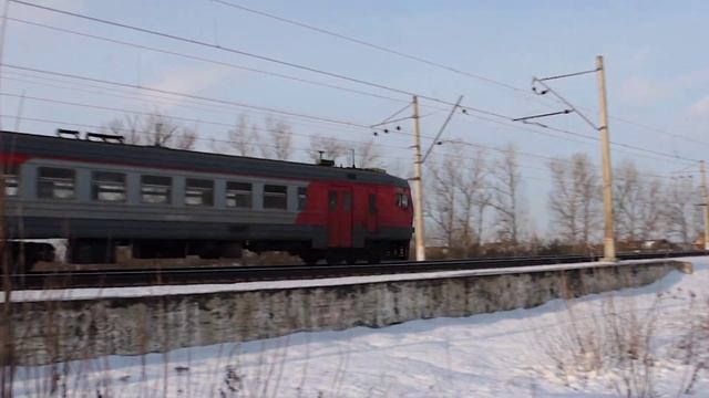 Единственный на Павелецком направлении электропоезд ЭД2Т! ЭД2Т-0050. смотреть онлайн
