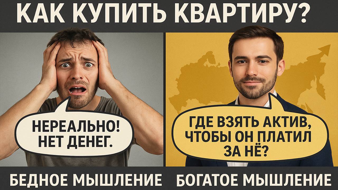 МЫШЛЕНИЕ БЕДНОГО и МЫШЛЕНИЕ БОГАТОГО: Купил бы квартиру и сдавал... Но не на что! смотреть онлайн