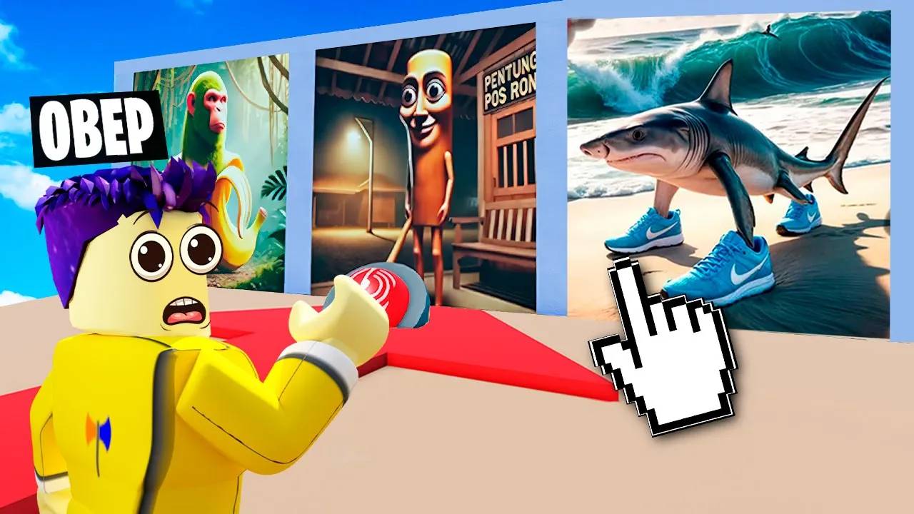 УГАДАЙ ИТАЛЬЯНСКИЙ МЕМ ПО ЗВУКУ, ЧТОБЫ ВЫЖИТЬ! БРЕЙНРОТ ЧЕЛЛЕНДЖ В ROBLOX смотреть онлайн