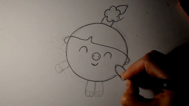 Рисуем Нюшеньку из Малышариков смотреть онлайн