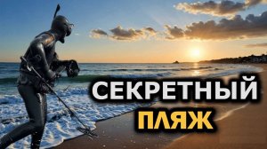 Нашел ОГРОМНЫЙ перстень на СЕКРЕТНОМ пляже с металлоискателем Equinox 900