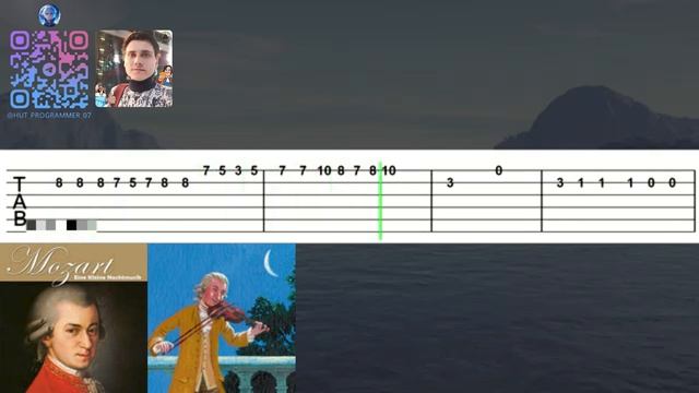 🎸 Mozart - Eine Kleine Nachtmusik - Guitar Tutorial Ⓜ️