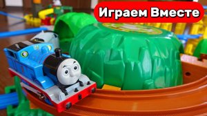 Играем в поезда из мультиков 🚂 Приключения Паровозик Томаса на ВЫСОКОЙ ГОРЕ 🏔️ Видео для детей