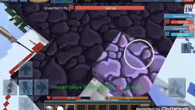 Играю играю в blockman Go в mini-game snowman children Челлендж без крутой снежки смотреть онлайн