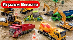 Машинки мультики 🚚 Полиция и кран спасают машинки 🚓 Видео для детей