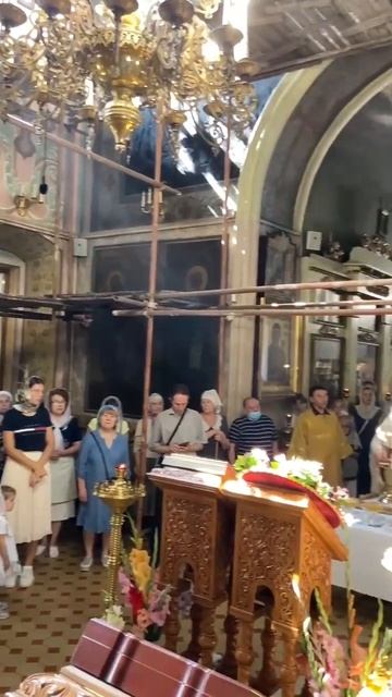 14.08.22 Фрагмент Божественной литургии в Неделю 9-ю по Пятидесятнице. Медовый спас