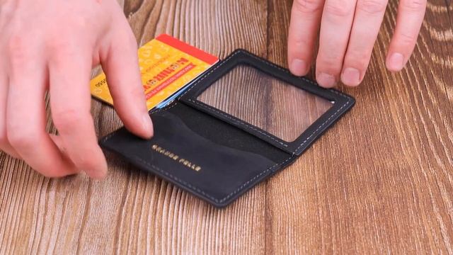 Обзор кожаной обложки на документы GRANDE PELLE 16702