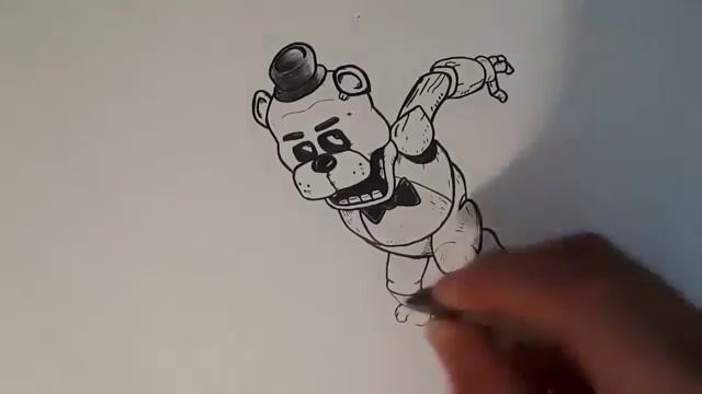 Рисую мишку Фредди/I draw a bear Freddei смотреть онлайн