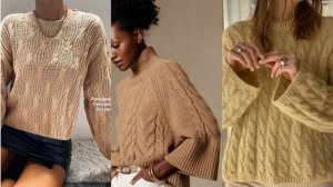 💖ВЯЗАНАЯ МОДА 2024-2025💖 ТРЕНДОВЫЕ ВЯЗАНЫЕ СВИТЕРЫ КАРДИГАНЫ ПУЛОВЕРЫ