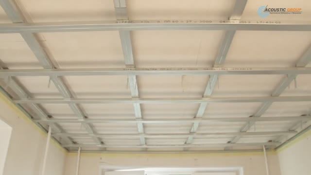 Звукоизоляция потолка. Монтаж звукоизолирующего подвесного потолка смотреть онлайн