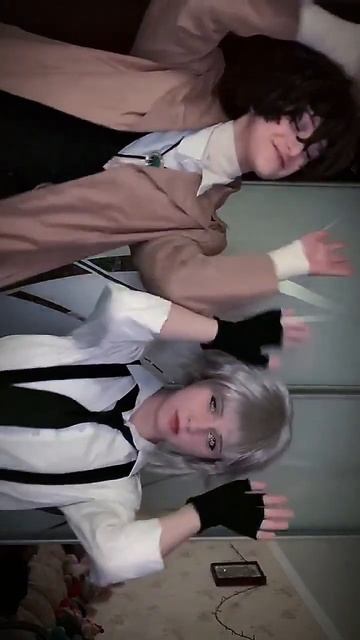 Dazai Osamu x Nakajima Atsushi cosplay Дазай Осаму и Накаджима Ацуши косплей смотреть онлайн