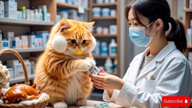 Ginger Cat Mom Falls Sick, Ginger Kitten’s Tomato Sale To Buy Roast Duck & Medicine!