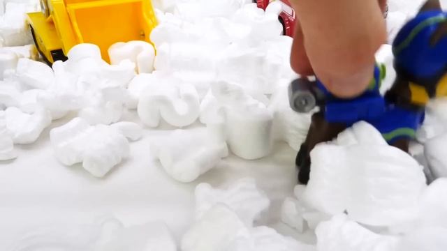 Машины истории на ночь. Сказка про Щенячий патруль и снег. смотреть онлайн