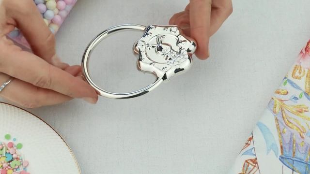 Погремушка "Зайка на кольце" (Серебро 925) смотреть онлайн