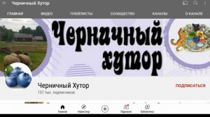 Черничный Хутор - Обзор канала