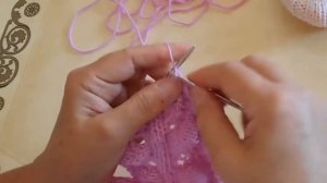 Ажурные носочки спицами. #2024