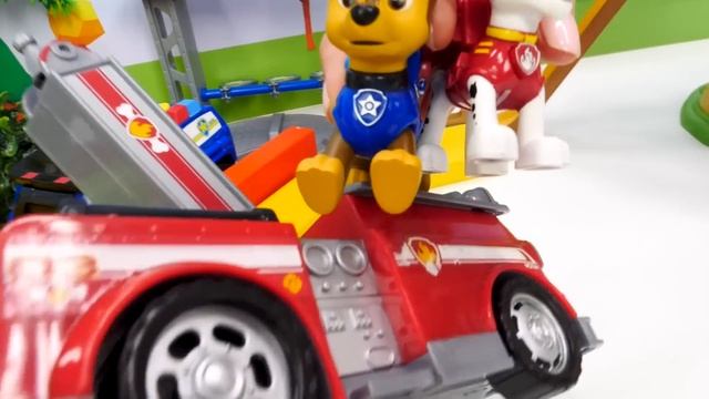 Щенячий Патруль. У игрушек ломается автомобиль! Машины сказки на ночь смотреть онлайн