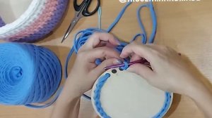 МК Корзина узором «Ротанг» Часть 1