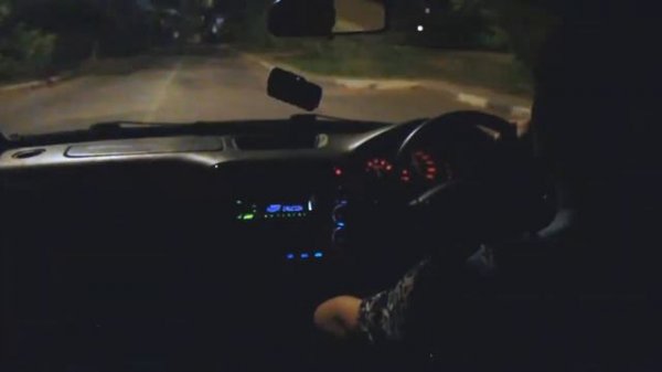 Honda Civic EK night camera test