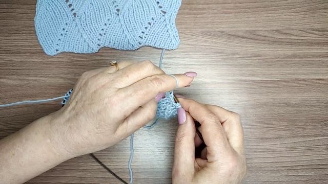 Модный красивый узор спицами))) смотреть онлайн