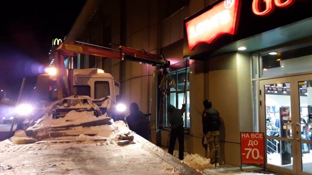 установка крупногабаритного стеклопакета смотреть онлайн