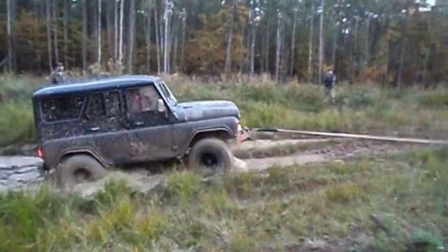 уаз застрял