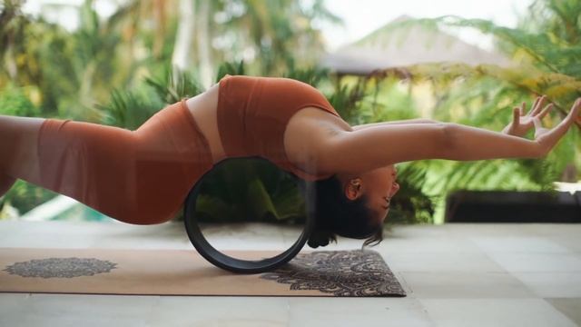 Кольцо для йоги YOGA DESIGN LAB Yoga Wheel Cork смотреть онлайн