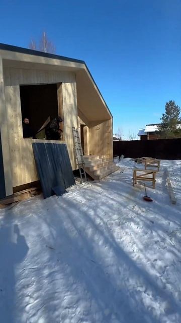 Барн хаус от СК НьюЛайф #reels #дом #shorts #стройка #каркасник #дача #строительствожилья
