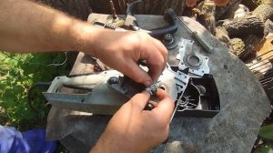 Ремонт электропилы.  Не подаётся масло на цепь электро