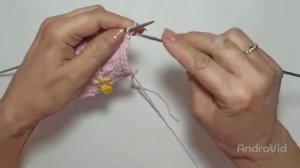 Детский боди спицами подробный МК часть 1