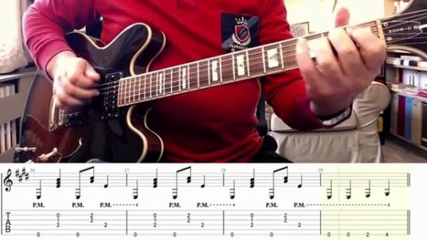 Mystery Train Scotty Moore Style Solo in E(tab,backing track)