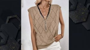 Шикарные жилетки и безрукавки спицами. Схемы узоров.