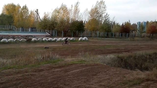 КТМ 50SX,Степан,7 лет,на тренировке.