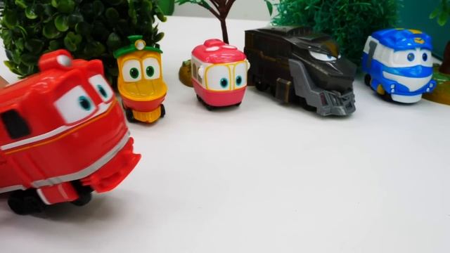 Роботы поезда копают тоннель. Детский сад Капуки Кануки смотреть онлайн