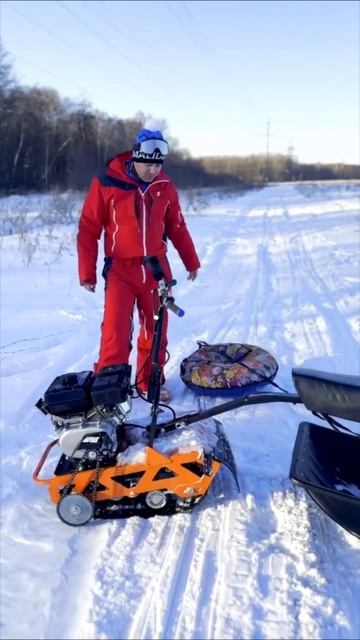 Чем мотобуксировщик может быть лучше снегохода? смотреть онлайн