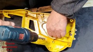 Электропила HUTER ELS 200P  Ослабляется цепь #ВикторПолев