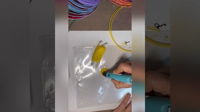 Корги с помощью 3-дэ ручки! #корги #поделки #вельшкоргипемброк #собака #3d #3дручка