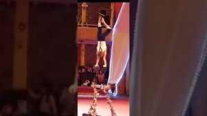 Александр Эгромжан на арене цирка в роли Челентано.