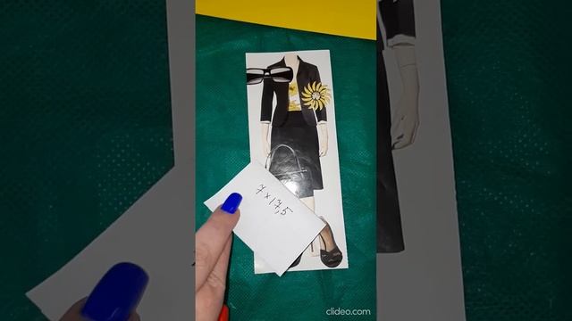 книжная закладка из старого журнала. Ч.1