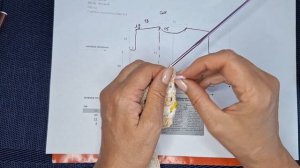 Кофточка - рубашка, крючком- поперечное вязание. Часть